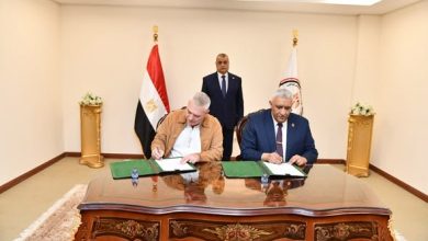 وزير الإنتاج الحربي يشهد مراسم توقيع عقد للتعاون المشترك في مجال التصنيع العسكري