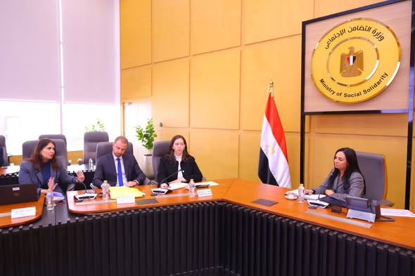 وزيرة التضامن الاجتماعي تلتقي وفد المتابعة الدورية النصف السنوية لبعثة البنك الدولي