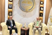 عزب يستقبل عضو مجلس الشيوخ ورئيس مجلس أمناء مدينة السادات لبحث سبل التعاون المشترك