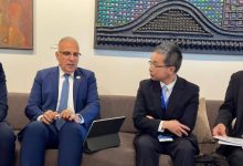 د. سويلم يلتقي وفد دولة اليابان شريك مصر في رئاسة الحوار التفاعلي الثالث للمياه بعنوان “المياه والكوكب”