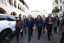 وزيرة التنمية المحلية ومحافظ القاهرة يتفقدان أعمال تطوير شارع إبراهيم بمنطقة الكوربة بمصر الجديدة