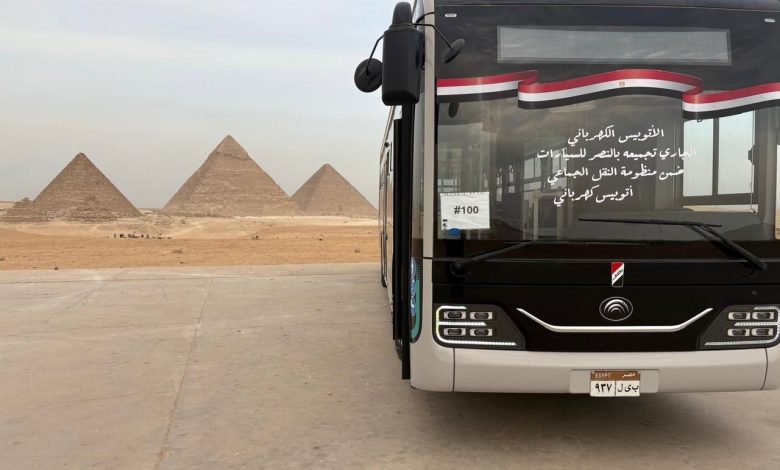 نموذج لأتوبيس "النصر للسيارات" الكهربائي يدخل الخدمة التجريبية