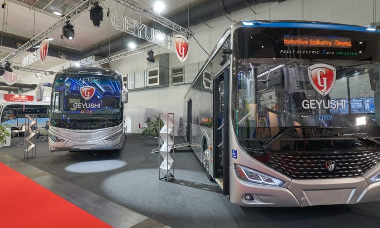 جيوشي تستعرض قدرات الصناعة المصرية في معرض شمال إفريقيا الدولي للنقل بمدينة بنغازي الليبية