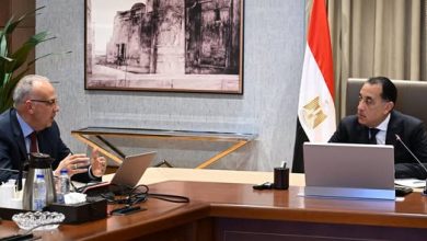 رئيس الوزراء يتابع مع وزير الري عددا من ملفات عمل الوزارة