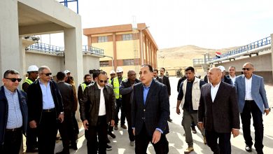 رئيس الوزراء يتفقد محطة معالجة الصرف الصحي الثلاثية بني حسن الشروق