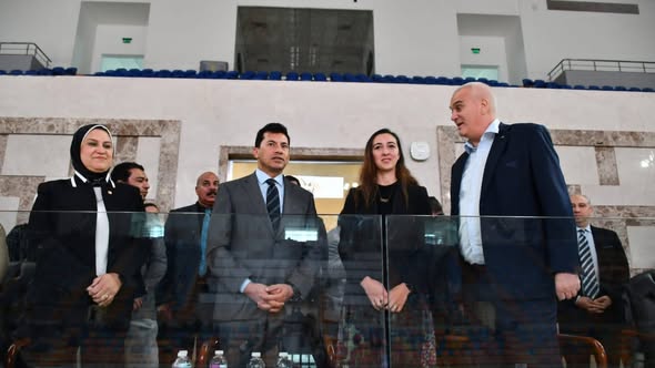 صبحي يشهد ختام بطولة مصر الدولية للريشة الطائرة البارالمبية