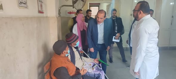 نائب وزير الصحة يتفقد مستشفيات حلوان العام والمنيرة العام والحوض المرصود بالقاهرة
