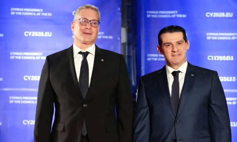 وزير البترول والثروة المعدنية يشارك في مراسم تسلم قبرص رئاسة الاتحاد الأوروبي