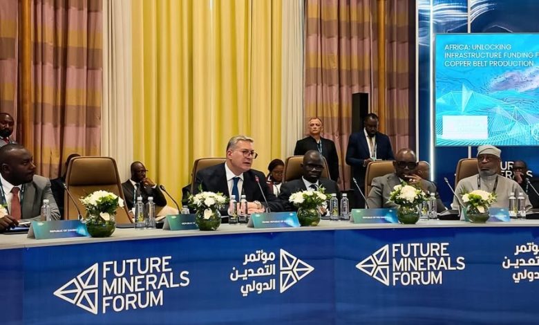 وزير البترول يشارك في اجتماع المائدة المستديرة الذي نظمته المجموعة الاستراتيجية لمعادن أفريقيا