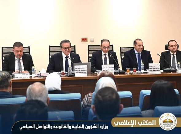 المستشار فوزي: حريصون على التعاون مع مجلس النواب