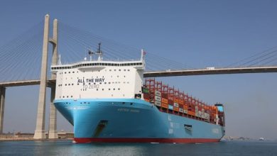 قناة السويس تشهد عبور سفينة الحاويات ASTRID MAERSK
