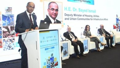 نائب وزير الإسكان يلقي كلمة خلال فعالية ينظمها البنك الدولي وشركاء التنمية الدوليين