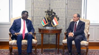 وزير الخارجية يستقبل نظيره الجنوب سوداني ويبحثان سبل تعزيز العلاقات الثنائية