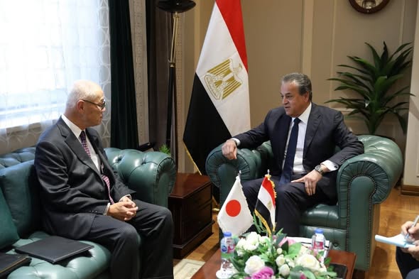 وزير الصحة يستقبل سفير اليابان لبحث تعزيز التعاون الصحي وإنشاء مستشفى مصري ياباني بالعاصمة الجديدة