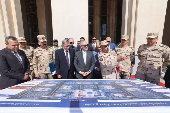 وزير العدل يتفقد مشروع مدينة العدالة بالعاصمة الجديدة