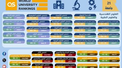 التعليم العالي: إدراج 21 جامعة مصرية في نسخة تصنيف QS العالمي للتخصصات الأكاديمية لعام 2026