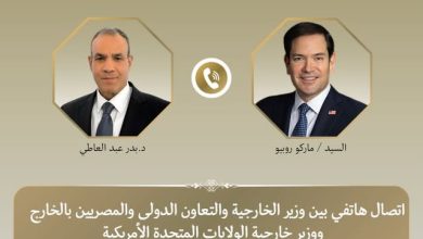 وزيرا الخارجية "المصري" و"الأمريكي" يبحثان العلاقات الثنائية ومستجدات الأوضاع الإقليمية