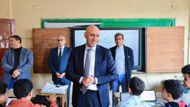 جولة مفاجئة لوزير التربية والتعليم بمحافظة الغربية لمتابعة انضباط سير العملية التعليمية ونسب حضور الطلاب والاختبارات الشهرية