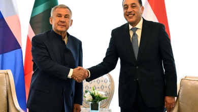 رئيس الوزراء يستقبل رئيس جمهورية تتارستان بروسيا الاتحادية