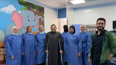 استخراج جسم غريب من الشعب الهوائية لطفل باستخدام المنظار الشعبي بمستشفى أطفال جامعة المنصورة