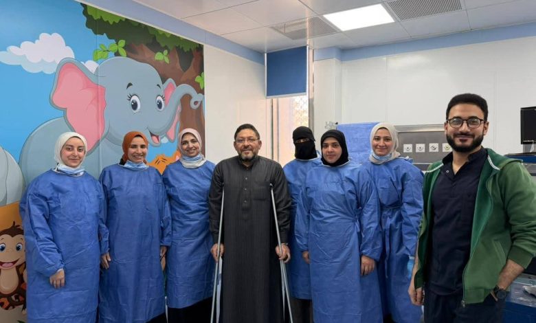 استخراج جسم غريب من الشعب الهوائية لطفل باستخدام المنظار الشعبي بمستشفى أطفال جامعة المنصورة