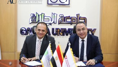 جامعة العريش توقّع بروتوكول تعاون مع جامعة الجلالة لتعزيز التكامل الأكاديمي والبحثي ودعم التنمية المستدامة