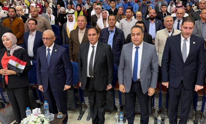 محافظ شمال سيناء ورئيس جامعة العريش في إحياء ذكرى تحرير سيناء