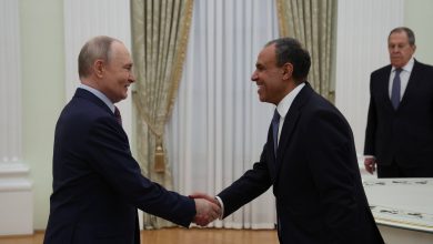 وزير الخارجية يسلم رسالة خطية من فخامة السيد رئيس الجمهورية إلى الرئيس الروسي