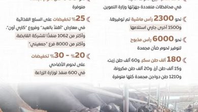 المركز الإعلامي لمجلس الوزراء جهود متكاملة لتلبية احتياجات المواطنين من الأضاحي واللحوم