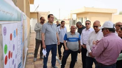 نائب وزيرة الإسكان يتابع مشروعات مياه الشرب والصرف الصحي بالمنيا