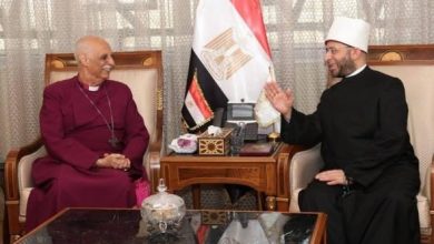 وزير الأوقاف يستقبل وفد الكنيسة الأسقفية الأنجليكانية بمصر للتهنئة بعيد الأضحى المبارك