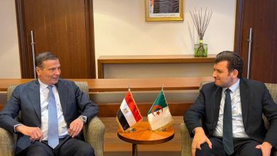 وزير الزراعة يبحث مع نظيره الجزائري تعزيز التعاون المشترك وتحقيق الأمن الغذائي المستدام