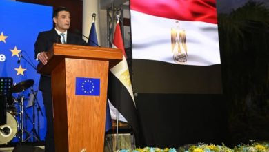 وزير الصناعة يشارك بالاحتفال بالذكرى السادسة والسبعين ليوم أوروبا ويثمن العلاقات التاريخية بين مصر والاتحاد الأوروبي