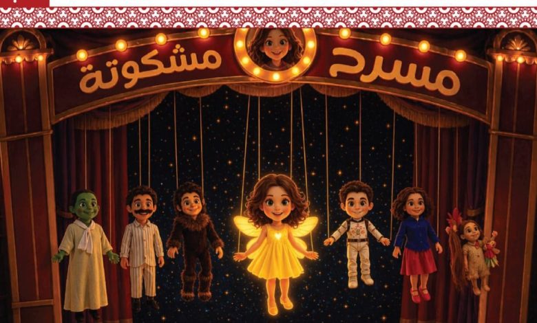 مسرح مشكوتة يطلق عرض مسرح العرائس الخشبي “أبطال النور”