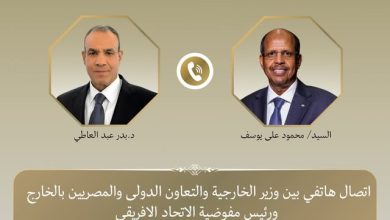 وزير الخارجية ورئيس مفوضية الاتحاد الأفريقي يبحثان دعم التكامل القاري وتعزيز السلم والأمن في أفريقيا