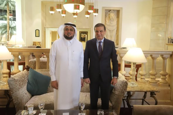 وزير الزراعة يبحث مع وكيل وزارة البيئة والمياه والزراعة السعودي تعزيز التعاون المشترك