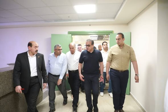 وزير الصحة يتفقد مشروع مستشفى أبو قرقاص الجديد ومستشفى دير مواس التخصصي