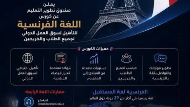 «تطوير التعليم بالوزراء» يعلن إطلاق برنامج مجاني لتعلم اللغة الفرنسية لتأهيل الشباب لسوق العمل الدولي والأفريقي