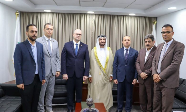 رئيس البرلمان العربي يستقبل سفير جمهورية بيلاروسيا لدى جمهورية مصر العربية