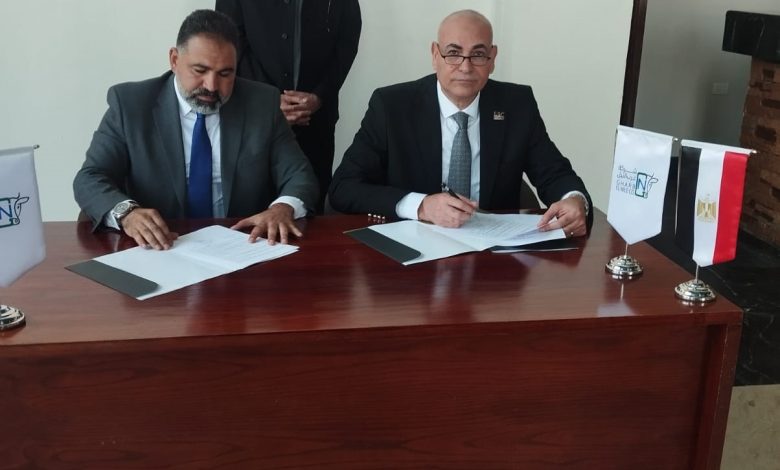عبد الباري يوقع بروتوكول تعاون مع شركة غرب النيل للإنتاج الزراعي والحيواني
