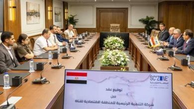 جمال الدين يشهد توقيع عقد مشروع "بيبي إيجي لتصنيع القفازات الصناعية" بمنطقة السخنة الصناعية