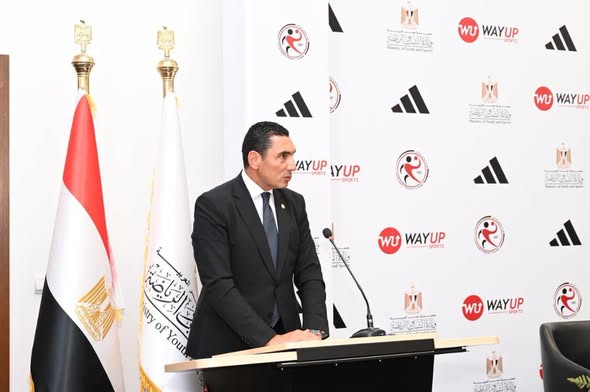 وزير الشباب يشهد مراسم توقيع شراكة استراتيجية بين أديداس وWAYUP SPORTS والاتحاد المصري لكرة اليد