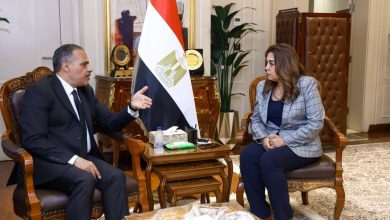 وزيرة التنمية المحلية والبيئة تعقد اجتماعا مع محافظ الشرقية لمتابعة الوضع الراهن لمنظومة المخلفات