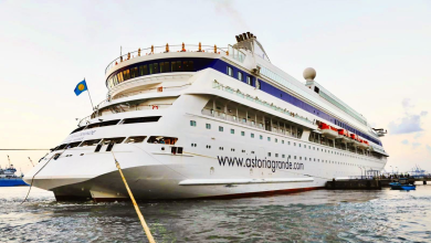 في زيارتها الأولى.. ميناء غرب بورسعيد يستقبل السفينة السياحية ASTORIA GRANDE