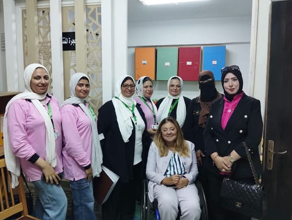 د.إيمان كريم تتفقد حضانة "سواسية" الدامجة للأطفال ذوي الإعاقة الذهنية
