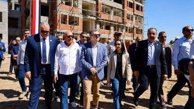 وزير التخطيط والتنمية الاقتصادية ومحافظ البحيرة يتفقدان مشروع إنشاء المدرسة المصرية اليابانية