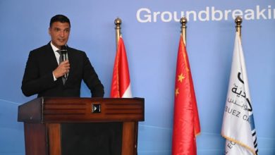 وزير الصناعة يشارك في وضع حجر الأساس لمصنع "صنجرو باور السويس"