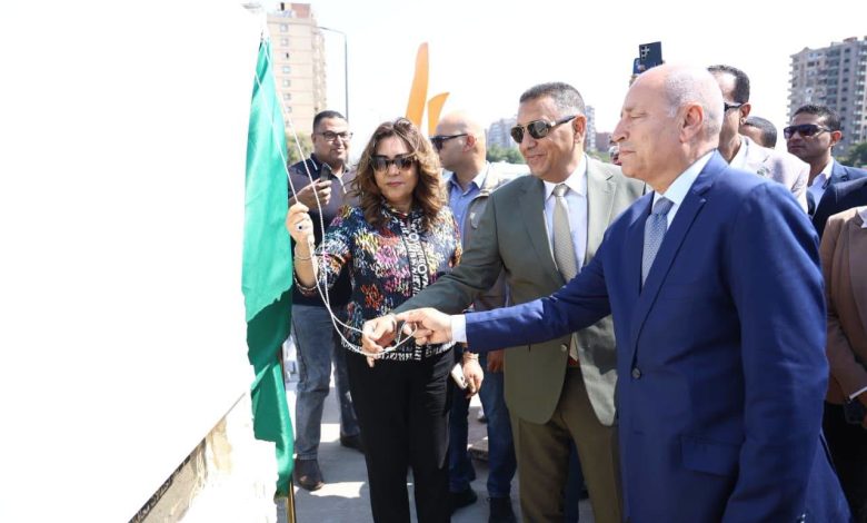 وزيرة التنمية المحلية والبيئة ومحافظا القليوبية والقاهرة يفتتحون مشروع تطوير كوبري الأميرية أعلى ترعة الإسماعيلية