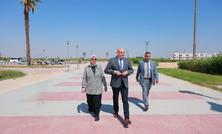 رئيس جامعة مدينة السادات يتفقد عددًا من منشآت الجامعة ويتابع الاستعدادات للعام الدراسي الجديد