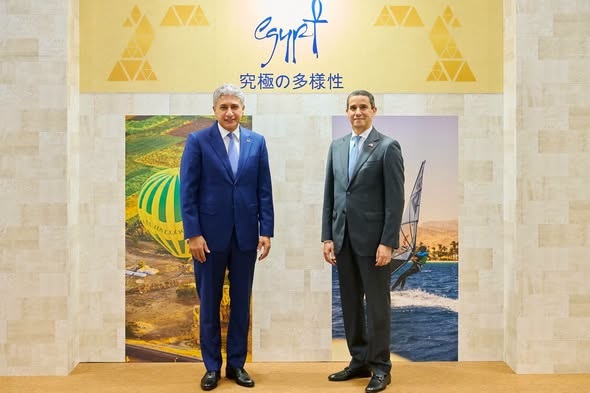 فتحي يفتتح الجناح المصري المُشارك في معرض اليابان الدولي للسياحة Tourism Expo Japan 2026 بالعاصمة اليابانية طوكيو